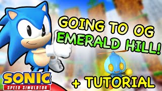 NEW IMPROVED WAY ON HOW TO GO TO OG EMERALD HILL - Sonic Speed Simulator