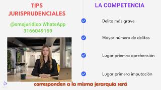 COMPETENCIA Y DELITOS CONEXOS