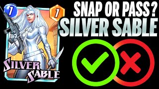 SILVER SABLE 🥈 Details & Mechanics | Snap or Pass | Marvel Snap