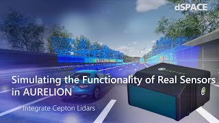 Easily simulate the functionality of real Cepton sensors in AURELION