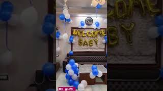 Boy Born new balloon decoration/welcome baby for decoration #newborn #welcome #ba