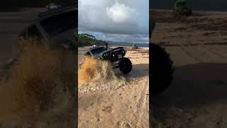 Hilux water crossing @matura beach