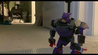 Zurg shoots a LEGO man