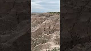 Huge canyons in Bad Lands National Park, in South Dakota