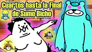 Desde Cuartos hasta la Final de Sumo Bicho - Gatos Estivales | Piedras Mastodontes | The Battle Cats