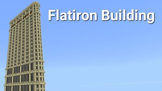 how to build the Flatiron Building minecraft tutorial