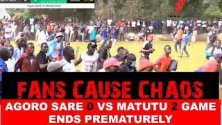 CHAOS ERUPT IN AGORO SARE vs MATUTU : Nyanza region ball games