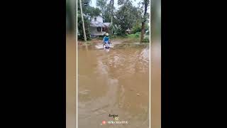 KTM RC BIKE RIDING IN FLOODED AREA WHATSAPP STATUS / #MPRCREATIVE