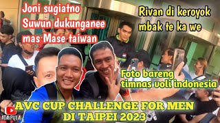 Heboohh!!! berburu foto sama pemain timnas voli Indonesia di AVC CUP CHALLENGE TAIPEI 2023