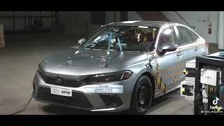 Honda civic new model accident test 🚫💢💢💥🔥#short