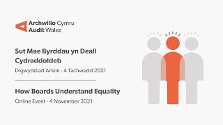 How Board Understand Equality - Sut Mae Byrddau'n Deall Cydraddoldeb