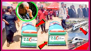 SHOCKER- FAMILY BURIES MEMBER IN JOHN MAHAMA'S 24HR ECONOMY COFFIN AND NANA ADDO SURPRISES GHANAIANS