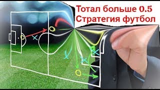 Стратегия на футбол!!!Гол в первом тайме с элементами догона