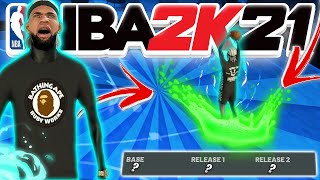 BEST PLAYMAKING SHOT CREATOR JUMPSHOT IN NBA 2K21 CURRENT GEN 100% GREENLIGHT HIGHEST GREEN WINDOW!!