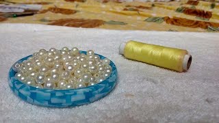 #23 DIY bracelet/pearls bracelet /simple / easy bracelet| Diyartiepie #Jewellerymakingathome