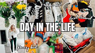 VLOG: closet cleanout, new Adidas shoes, Trader Joe's haul, getting an Oura ring, & more!