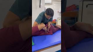 Lumbar spine complex manipulation HVLA/#adjustment #viral #shorts