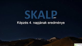 Áprilisi SKALP Képzés 4. záró napjának összesítése. Végig a résztvevők skalpoltak. - Komjáthy Attila