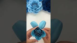 I love making these paper flower Camellia inspired roses - in any color