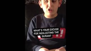 Beautiful Recitation of Surah Ta-Ha Ayaat 1-3 by a young kid