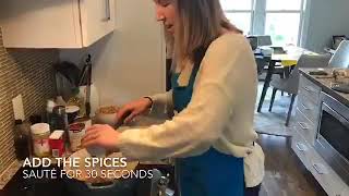 ELS Virtual Cooking Challenge: Ashley's Chana Masala AKA Chickpea Stew