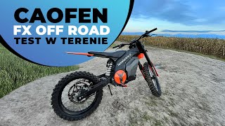 Test elektrcznego motocykla Crossowego o mocy 12000W ⚡️Caofen FX Off-Road 408nM od iamelectric.pl