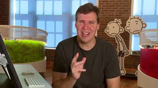 Jeff Kinney säger hej till Sverige