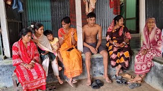 সবাই মিলে এক সাথে বসে পূজার আনন্দ করতেছি | Durga Puj Vlog | Our village life