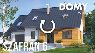 Projekt domu SZAFRAN 6 - widok 360º