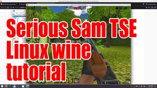 Can Linux Wine run Serious Sam: The Second Encounter? - Tutorial - October 2024 - 24b1ffce