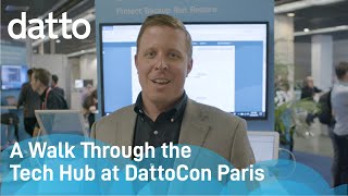 A Walk Through the TechHub at DattoCon Paris