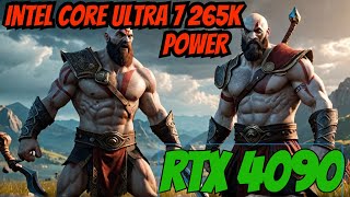 Intel Core Ultra 7 265K @5.4GHz vs. God of War Ragnarok on RTX 4090