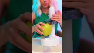 Apple Peeler Gadget in Action! 🍏 #LifeHack