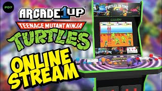 Teenage Mutant Ninja Turtles Arcade1up Livestream 🕹️🐢