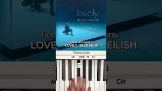 😎👉🏻 Как играть на пианино Lovely - Billie Eilish 🎹