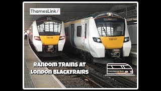 Random Trains at London Blackfriars | S1 EP 10 | Trains Around Kent