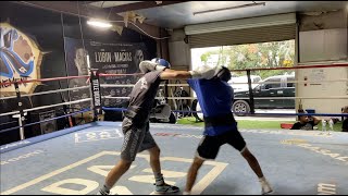 SPARRING AT THE BOXING GYM!!!