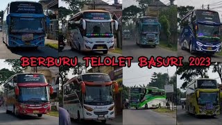 Berburu Telolet Basuri Macam-macam Bus Pariwisata V1,2,3 Klakson Viral di Indonesia  🎺