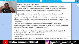 O pedido de reparação de danos morais deve constar na denúncia?