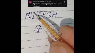 Nitesh logo 🔥 how to create professional logo #shorts #viral #brand #trending