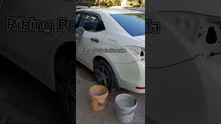 Rebing Polish Corolla #modifycars #pakistani #carmodification HAIDER ALI AOTUS