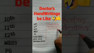 doctor handwritting be like 😂 #satisfying #art #drawing #creative