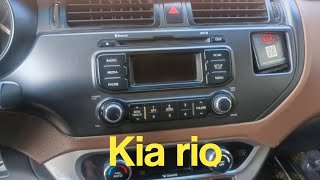 how to remove factory radio kia rio 2013.