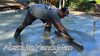 Absolute HandyMan - Concrete Pour N Finish - Josh Coon - Lake County Florida