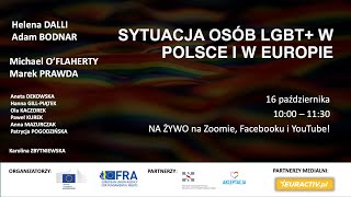 WEBINAR | Dalli | Bodnar |  O'Flaherty | Prawda | Sytuacja osób LGBT + w Polsce i w Europie