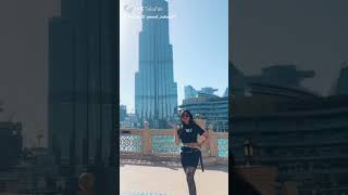 Nothing expect bloopers in front of burj Khalifa 😂