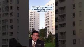 How to decline a tenant legally