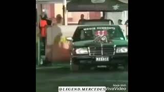 Mercedes W126 Extrem Burnout