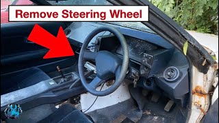 How to remove you Mk1 MR2 steering wheel (MR2 How To)