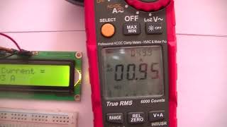 Interfacing Arduino with ACS758 current sensor - AC & DC current measurement